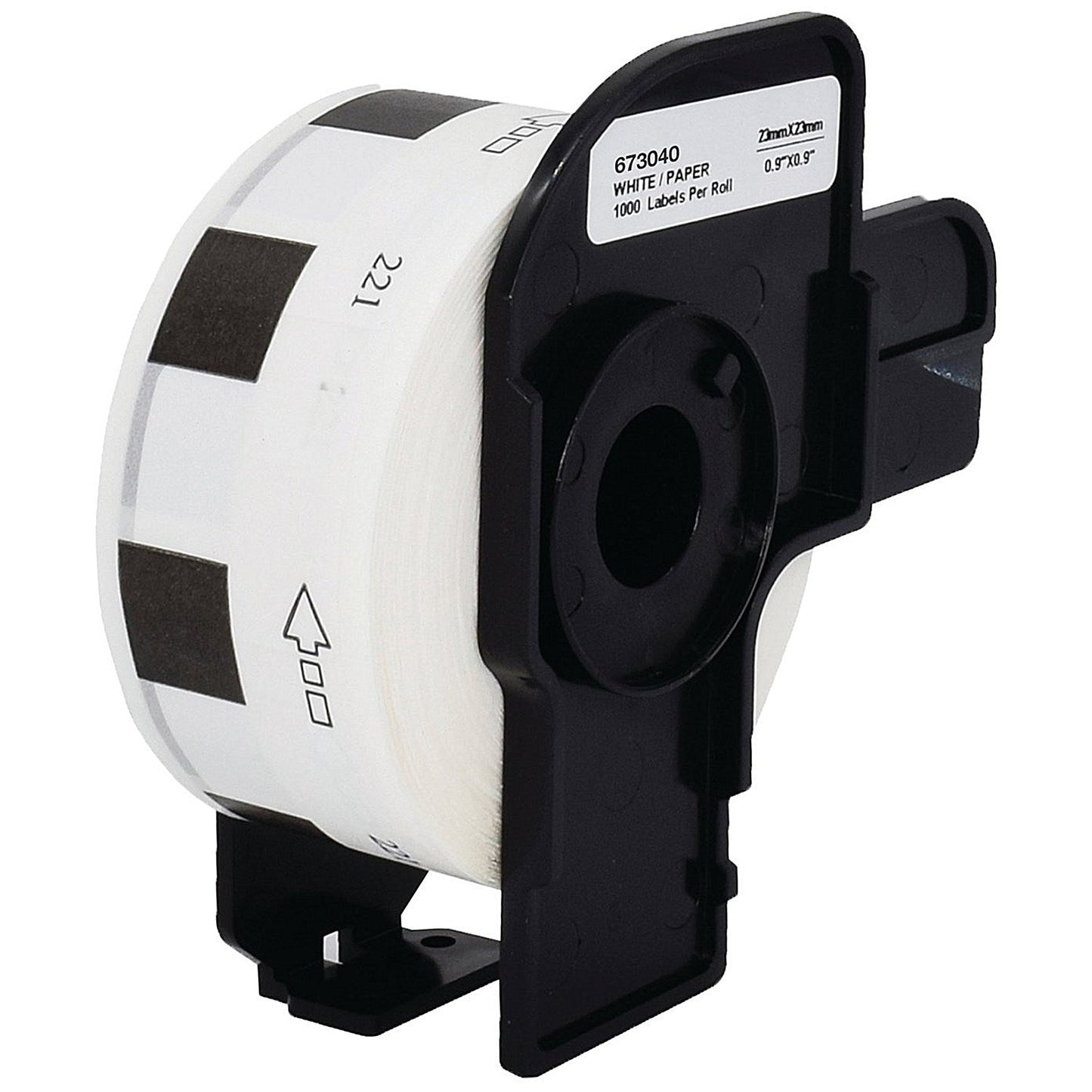 Five Star Non-OEM Replacement for Brother DK-11221 Black on White 23mm x 23mm 1000/Roll FS673040 Easy2Order : FS673040