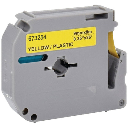 Five Star Non-OEM Replacement for Brother M-K621 Black on Yellow 9mm x 8m FS673254 Easy2Order : FS673254