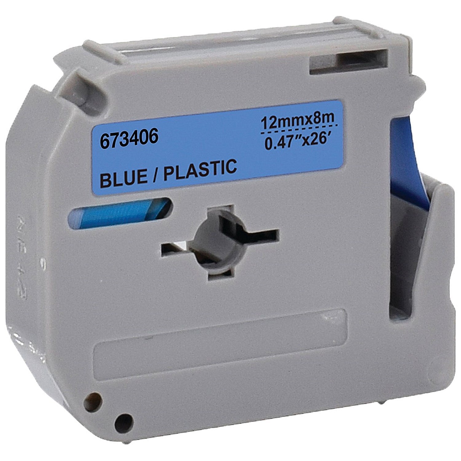 Five Star Non-OEM Replacement for Brother M-K531 Black on Blue 12mm x 8m FS673406 Easy2Order : FS673406