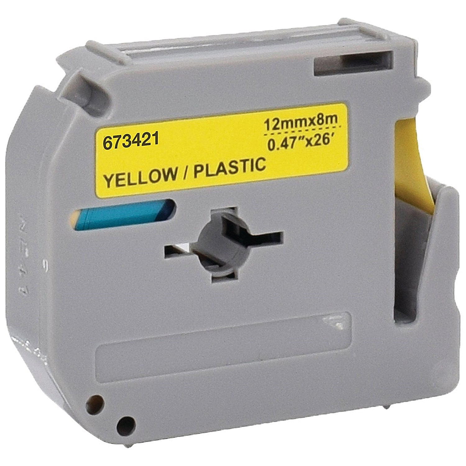 Five Star Non-OEM Replacement for Brother M-K631 Black on Yellow 12mm x 8m FS673421 Easy2Order : FS673421