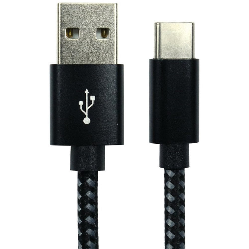 5 Star USB-A-USB-C Data and Charge Braided Cable 60w Black 2m Easy2Order : FS675251