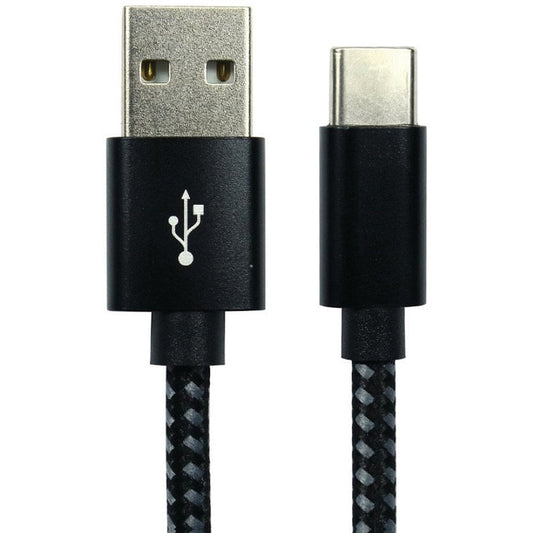 5 Star USB-A-USB-C Data and Charge Braided Cable 60w Black 2m Easy2Order : FS675251