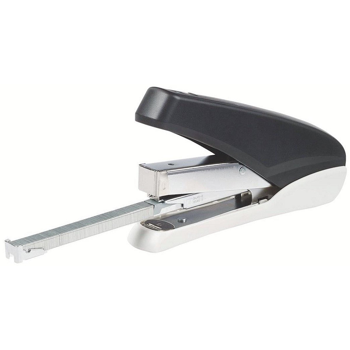 5 Star Power-Save Full Strip Stapler, 40 Sheet Capacity, Takes 23/6 23/8 23/10 Staples, Black & Grey
