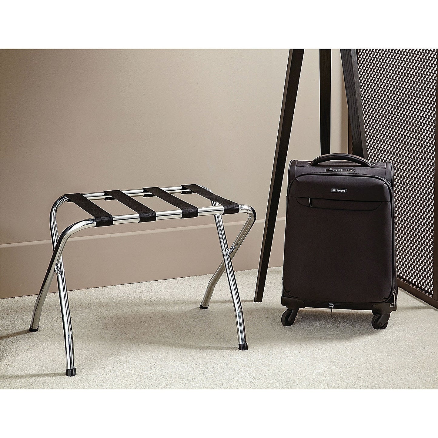 Ashton Metal Luggage Rack Chrome (Pack of 4) Easy2Order : FUP22520
