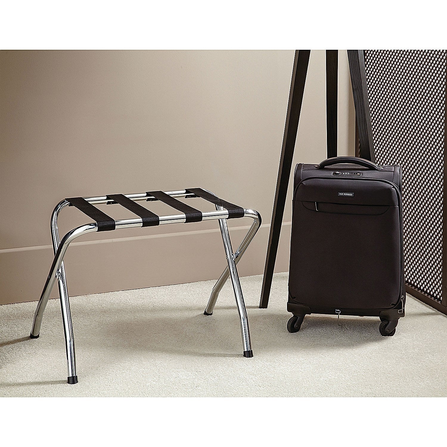 Ashton Metal Luggage Rack Chrome (Pack of 4) Easy2Order : FUP22520