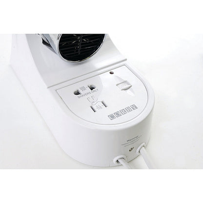 Kendal 1600 Wall Mounted Hair Dryer with Integrated Shaver Socket White