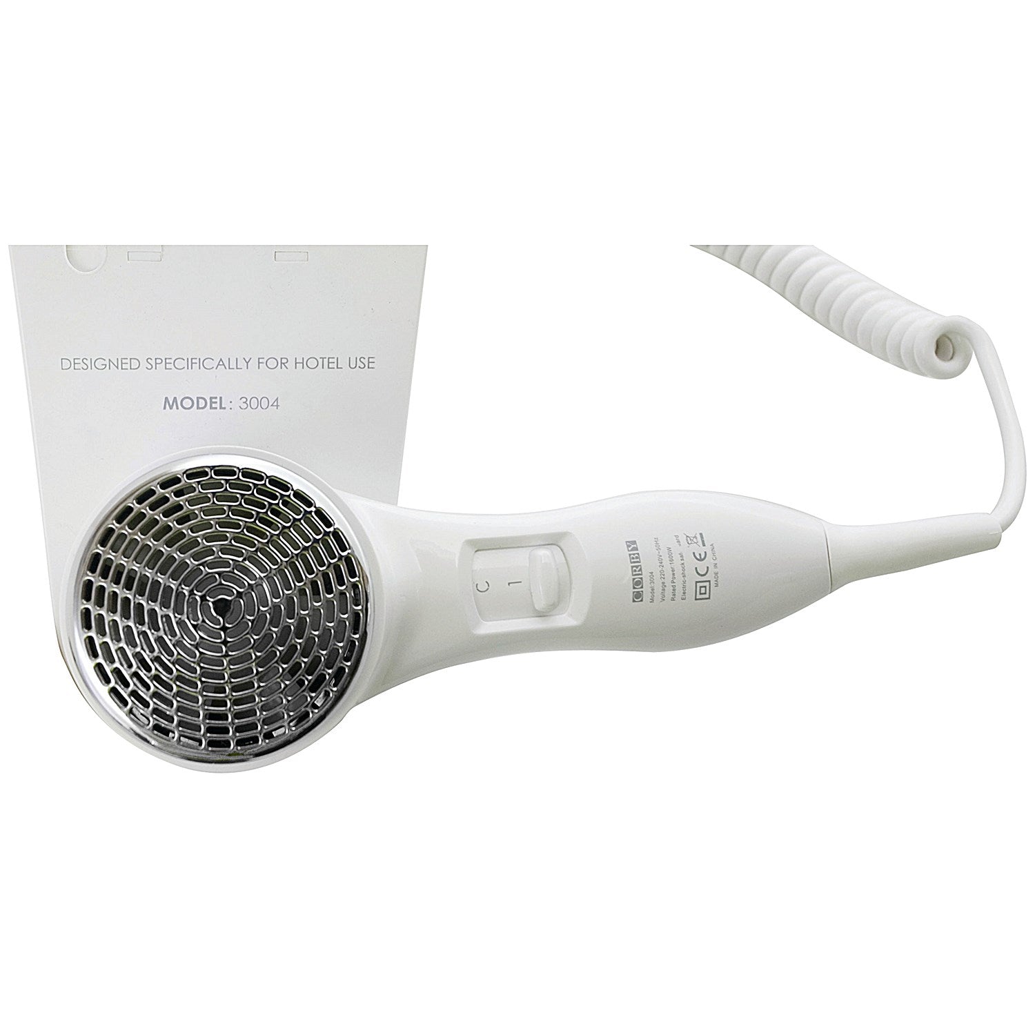 Kendal 1600 Wall Mounted Hair Dryer with Integrated Shaver Socket White Easy2Order : FUP22686
