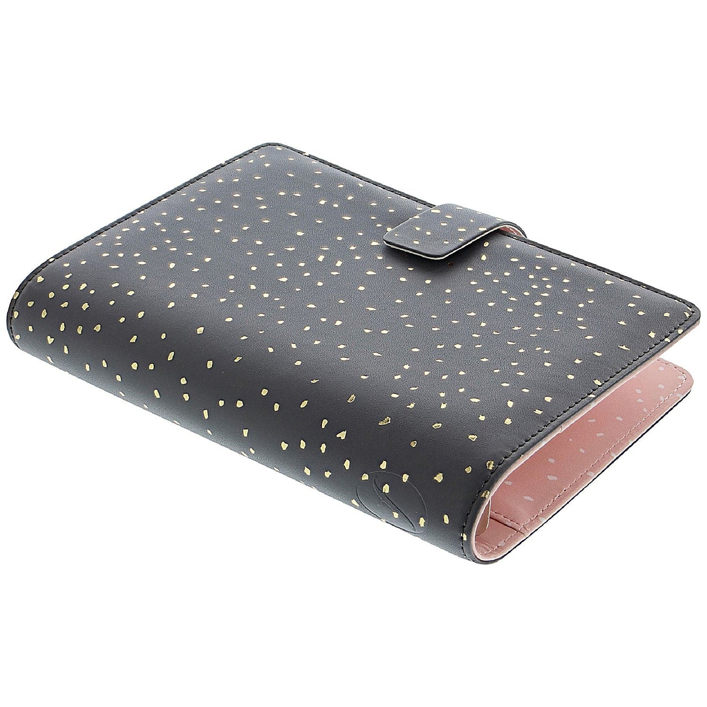 Filofax Personal Confetti Organiser, Charcoal