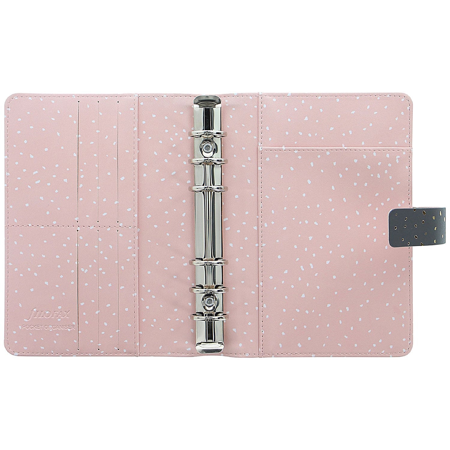 Filofax Personal Confetti Organiser, Charcoal Easy2Order : FX46018