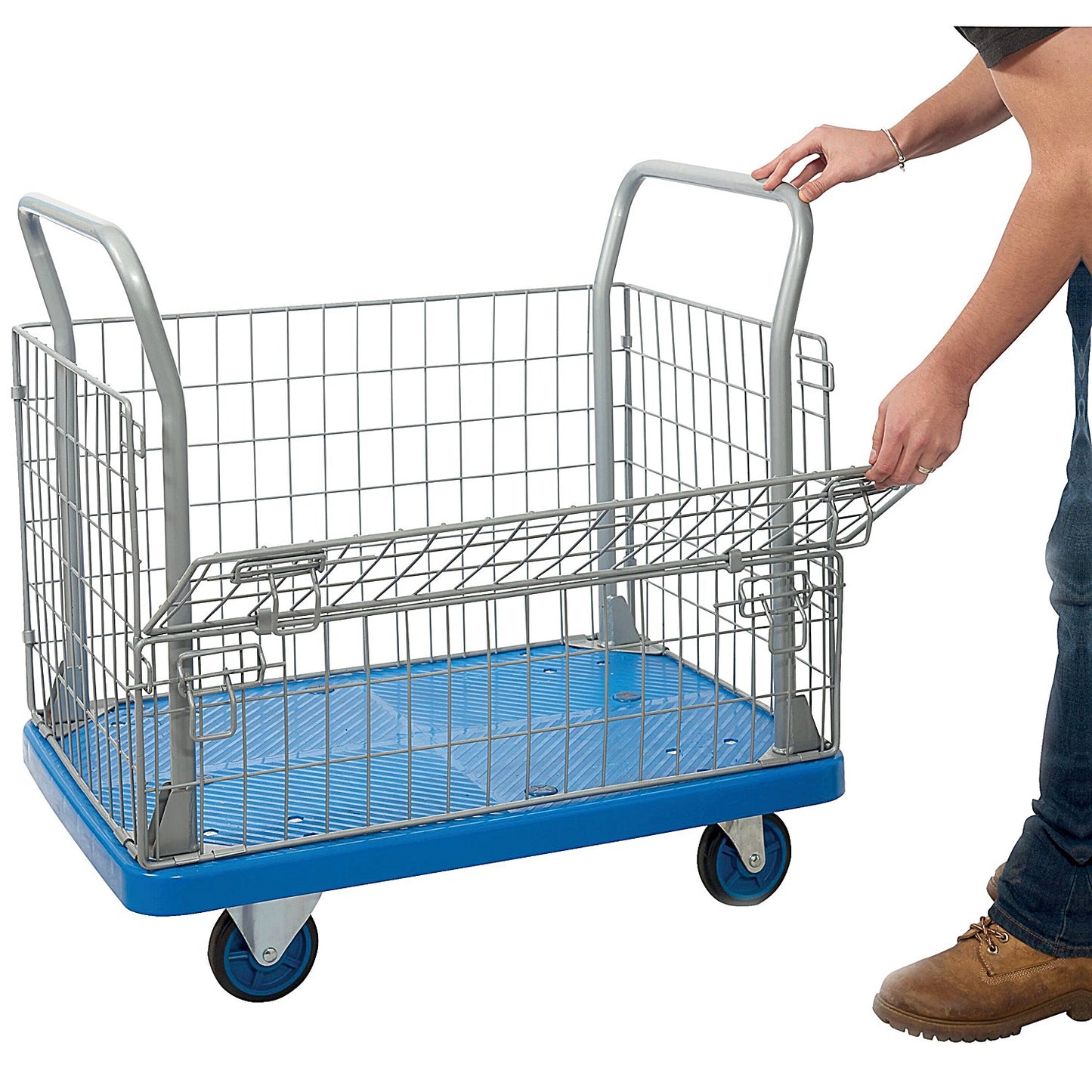 Mesh Sided Platform Trolley PPU23Y