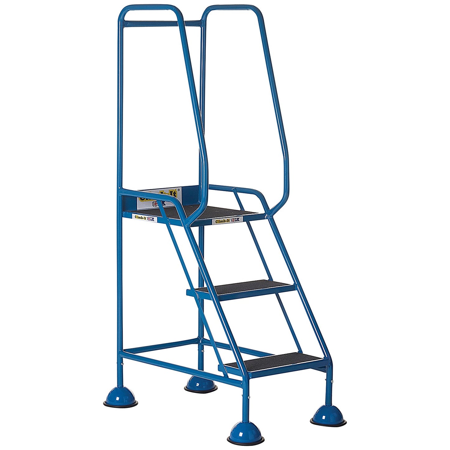 Climb-It Domed Feet Anti Slip Step, 2 Tread, Blue