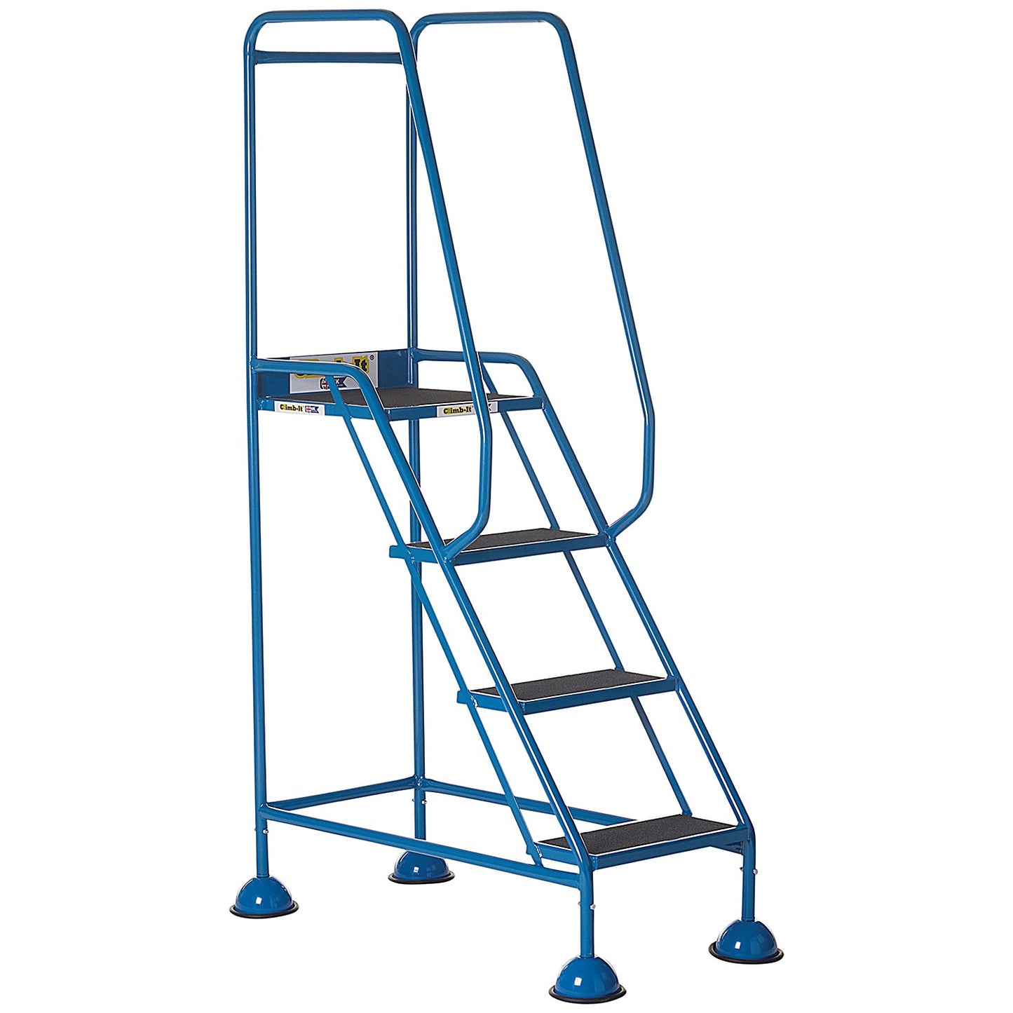 Climb-It Domed Feet Anti Slip Step, 2 Tread, Blue
