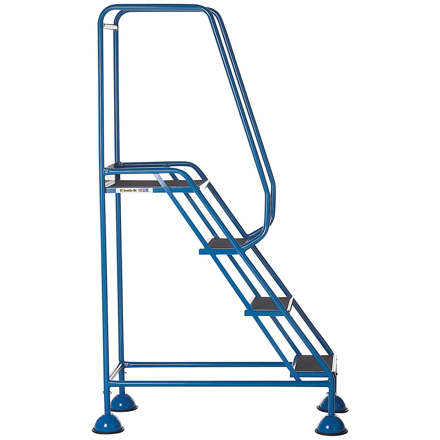 Climb-It Domed Feet Anti Slip Step, 2 Tread, Blue