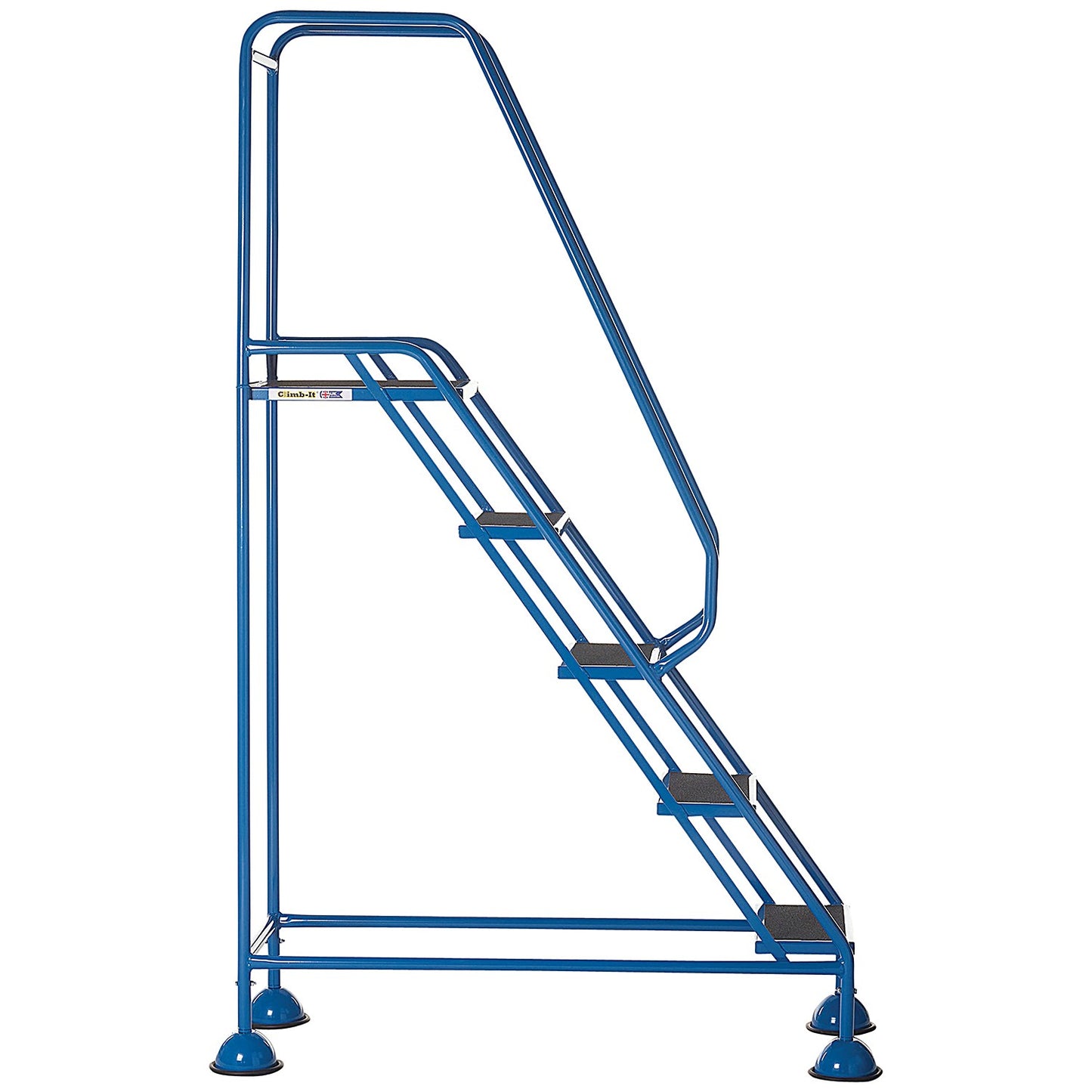 Climb-It Domed Feet Anti Slip Step, 2 Tread, Blue