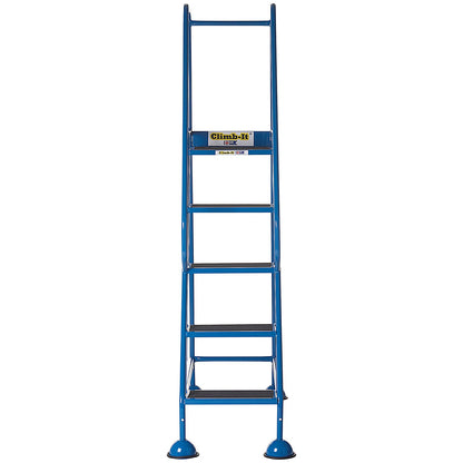 Climb-It Domed Feet Anti Slip Step, 2 Tread, Blue