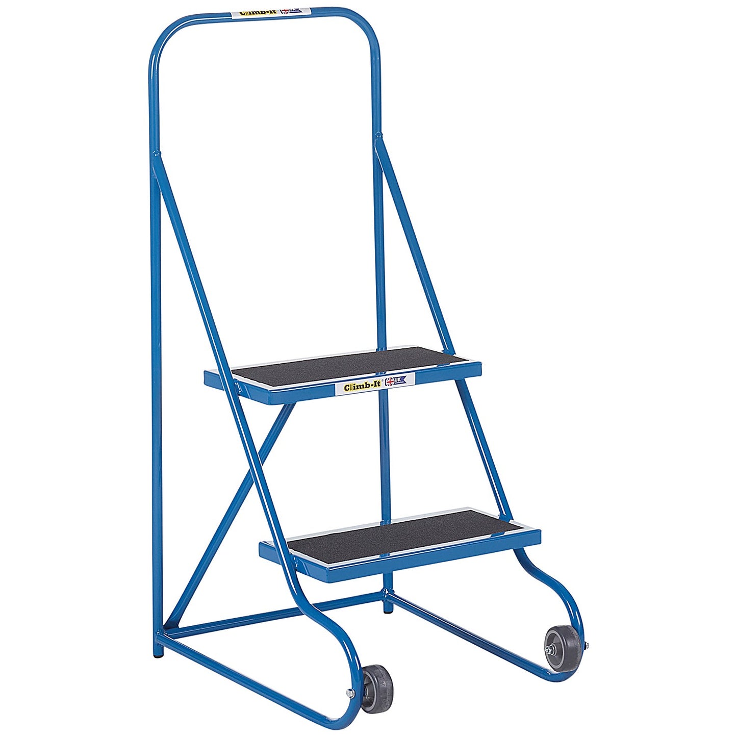 Climb-It Tilt N Pull Steps, 2 Tread, Blue