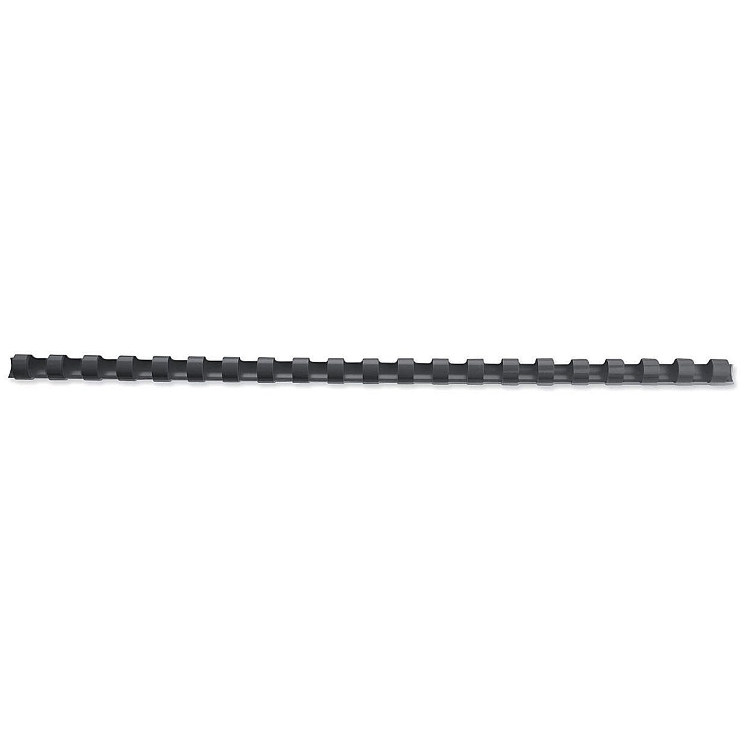 GBC Plastic Binding Combs, 21 Ring, 12mm, Black, Pack of 100