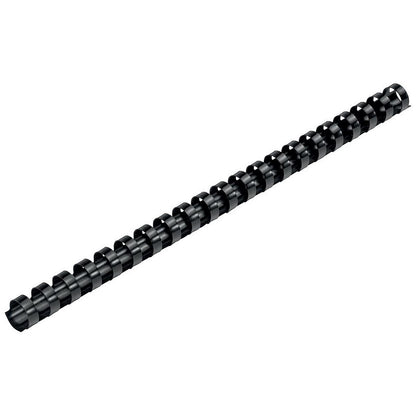 GBC Plastic Binding Combs, 21 Ring, 14mm, Black, Pack of 100