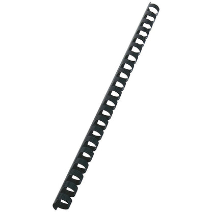 GBC Plastic Binding Combs, 21 Ring, 14mm, Black, Pack of 100