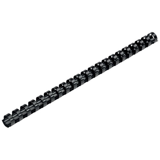 GBC Plastic Binding Combs, 21 Ring, 16mm, Black, Pack of 100