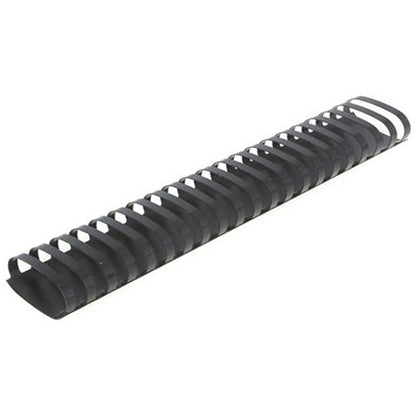 GBC Plastic Binding Combs, 21 Ring, 50mm, Black, Pack of 50