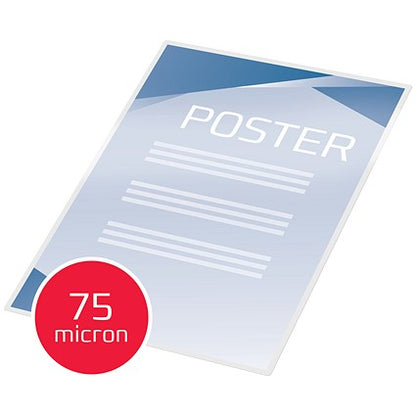 GBC A3 Laminating Pouches, 150 Microns, Glossy, Pack of 100