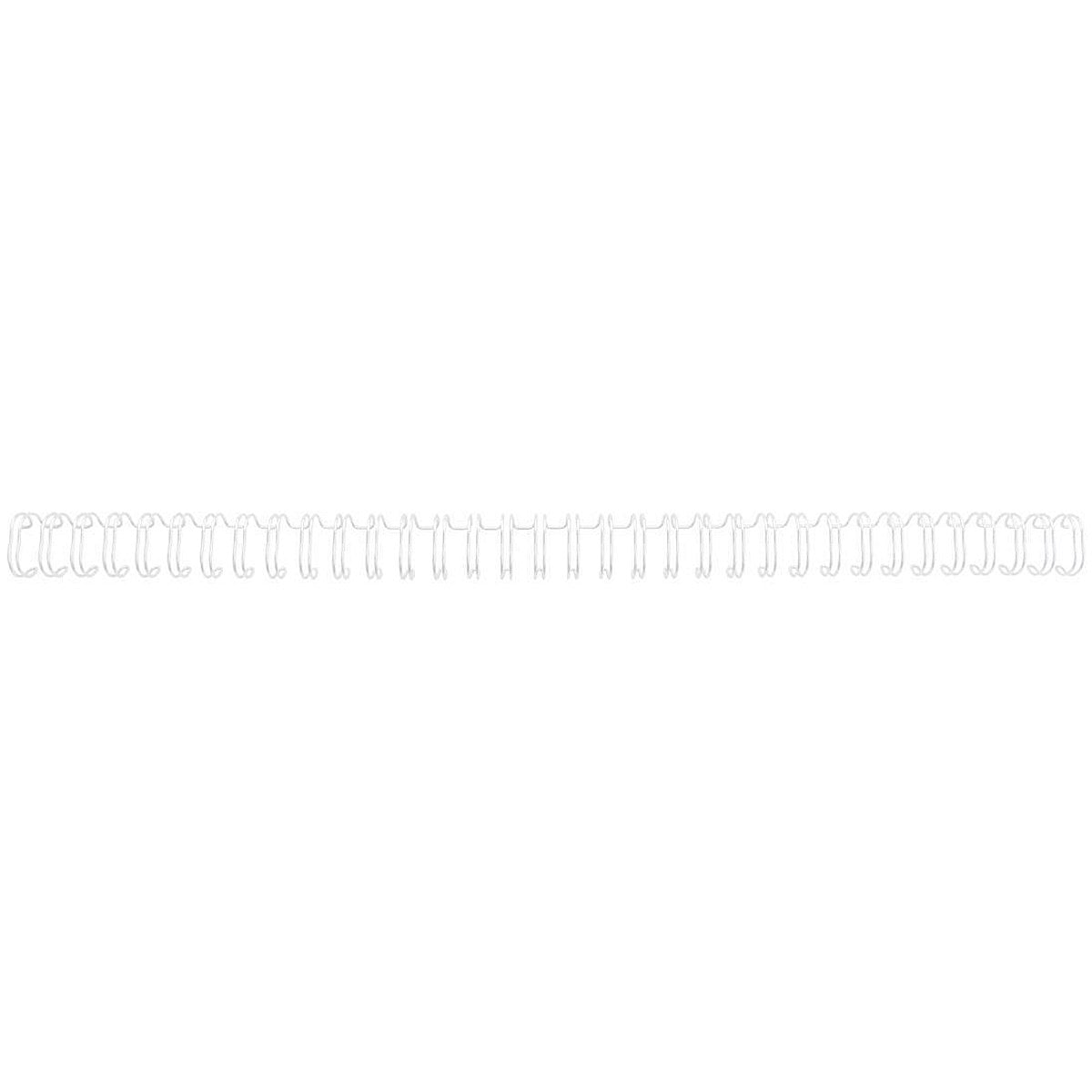 GBC Binding Wire Elements, 34 Loop, 6mm, White, Pack of 100
