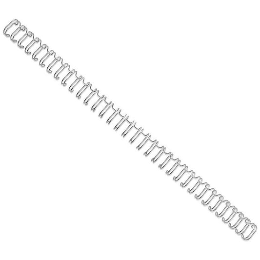 GBC Binding Wire Elements, 34 Loop, 6mm, Silver, Pack of 100