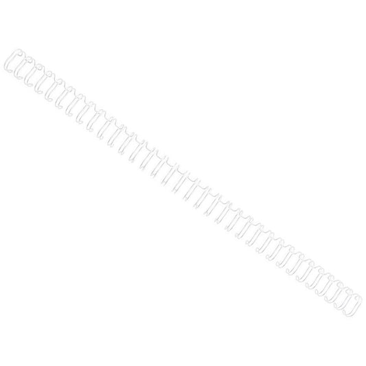 GBC Binding Wire Elements, 34 Loop, 8mm, White, Pack of 100