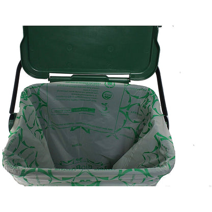 10L Kitchen Waste Caddy with Lid Green