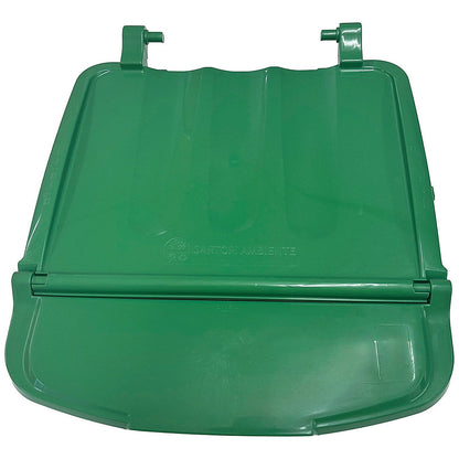 Kitchen Waste Bin with Lid 40 Litre Green
