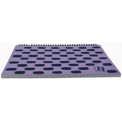 Europa Splash Notebooks, A4+, Ruled & Perforated, 160 Pages, Purple, Pack of 3