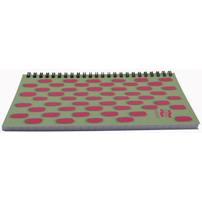 Europa Splash Notebooks, A5, Ruled & Perforated, 160 Pages, Pink, Pack of 3
