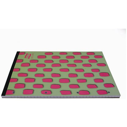 Europa Splash Refill Pad, A4, Ruled with Margin, 140 Pages, Pink, Pack of 6