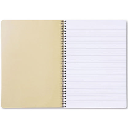 Exacompta Forever Recycled Wirebound Notebook, A4, Ruled & Perforated, 120 Pages, Assorted Pack of 5