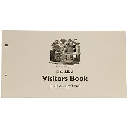 Guildhall Refill for Loose-Leaf Visitors Book, 50 Sheets