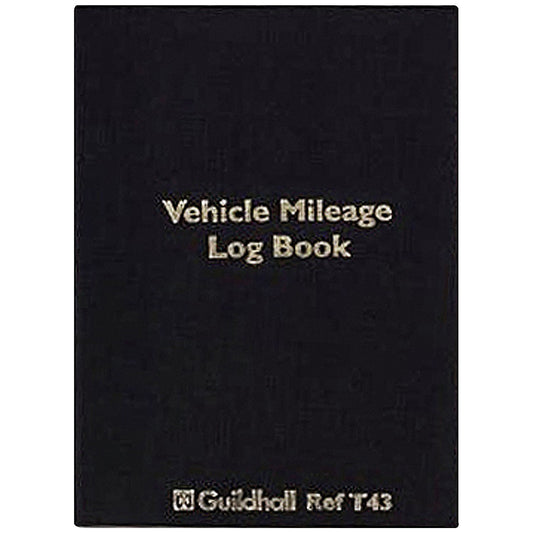 Guildhall Vehicle Mileage Log Book, 104x149mm, 60 Pages