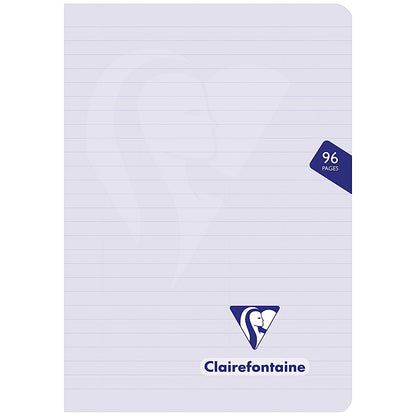Clairefontaine Mimesys Notebook, A5, Ruled, 96 Pages, Assorted, Pack of 10