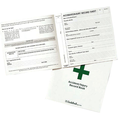 Guildhall Accident Book, Pack of 5