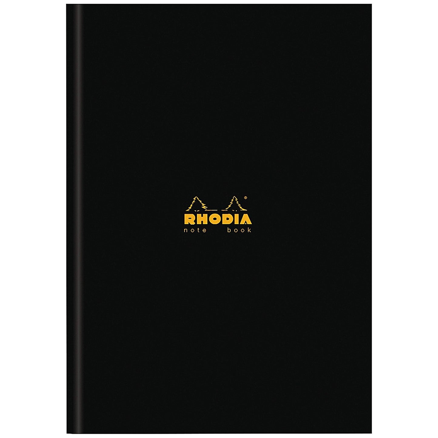 Rhodia Casebound Business Notebook, A4, Ruled, 192 Pages, Black, Pack of 3