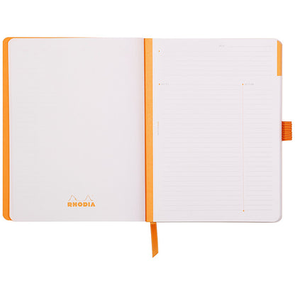 Rhodiarama Italian Leatherette Meeting Book, A5+, 160 Pages, Silver