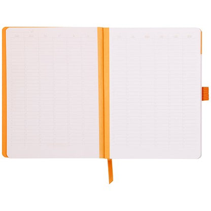 Rhodiarama Italian Leatherette Meeting Book, A5+, 160 Pages, Black
