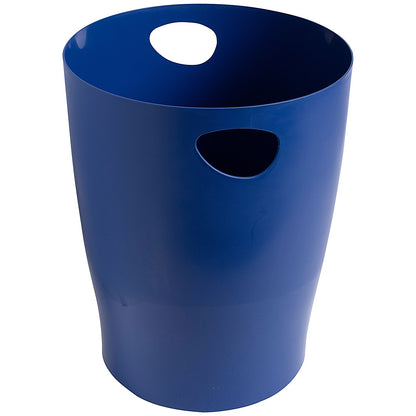 Exacompta Bee Blue Recycled Ecobin, 15 Litres, Assorted, Pack of 8