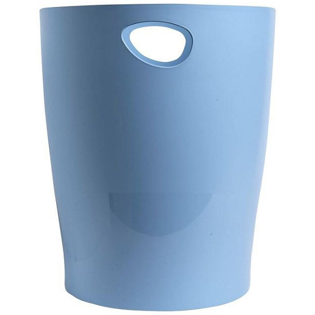 Exacompta Bee Blue Recycled Ecobin, 15 Litres, Assorted, Pack of 8