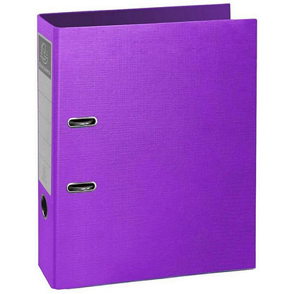 Exacompta Teksto A4 Lever Arch File, 80mm Spine, Assorted, Pack of 10