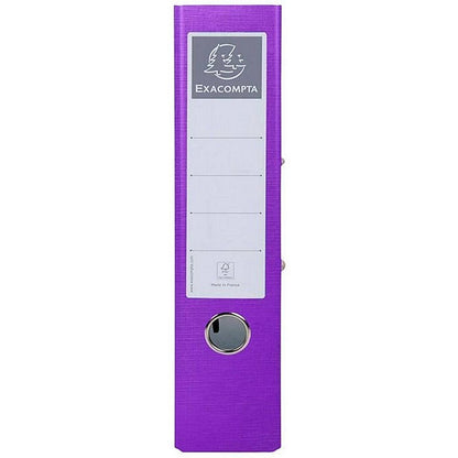 Exacompta Teksto A4 Lever Arch File, 80mm Spine, Assorted, Pack of 10
