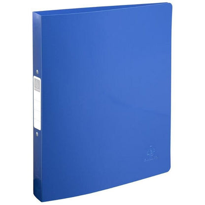 Exacompta Bee Blue Recycled Plastic Ring Binder, A4, 2 O-Ring, 30mm Capacity, Assorted, Pack of 12