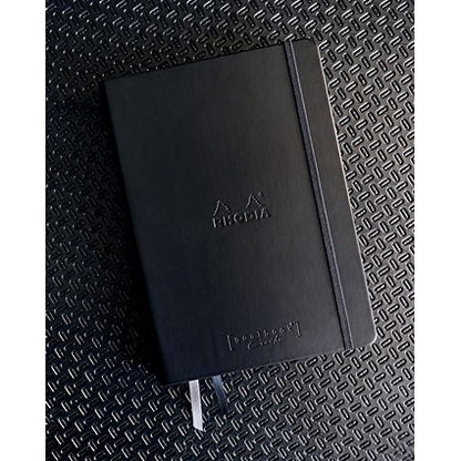 Rhodiarama Creation Dot Goalbook, A5, 160 Pages, Black