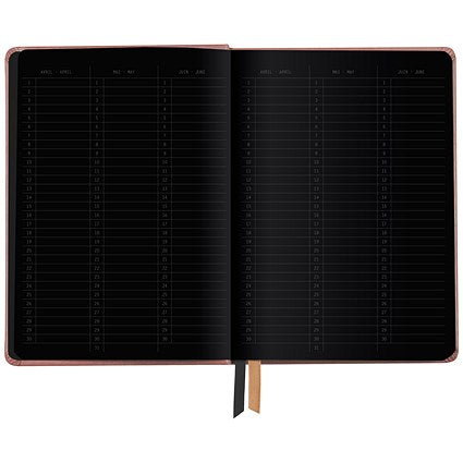 Rhodiarama Creation Dot Goalbook, A5, 160 Pages, Taupe