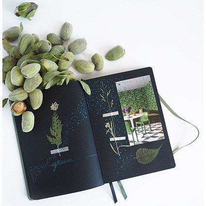 Rhodiarama Creation Dot Goalbook, A5, 160 Pages, Sage